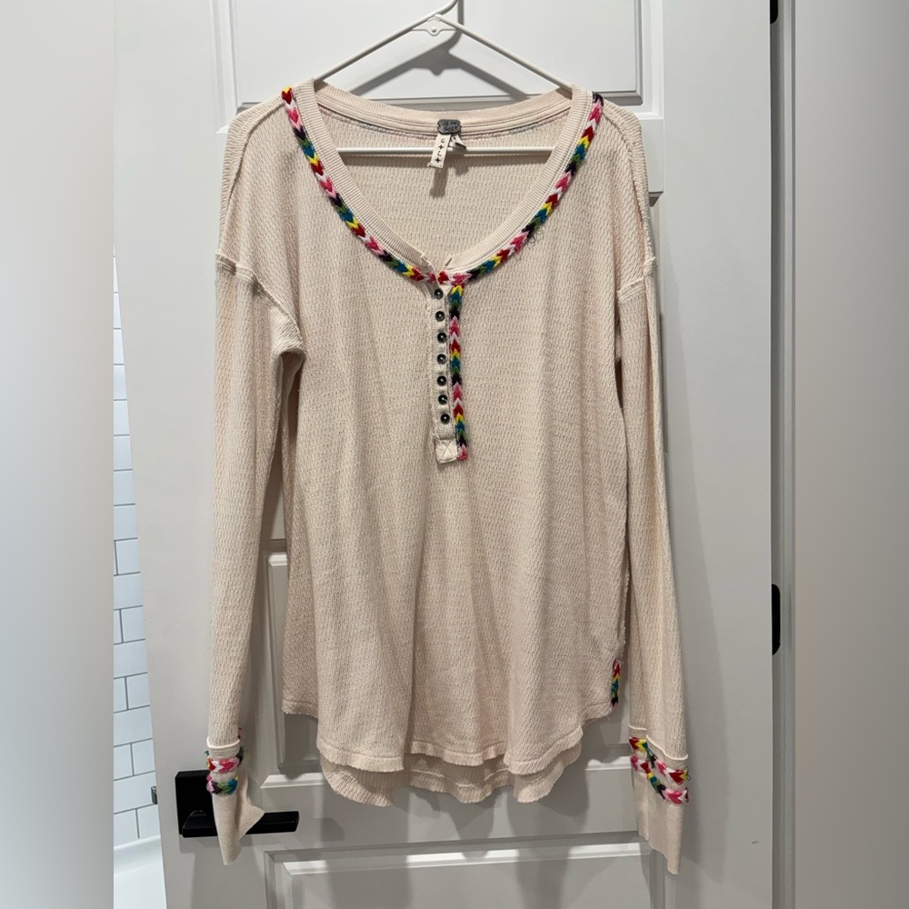 Free People Soft Henley EUC